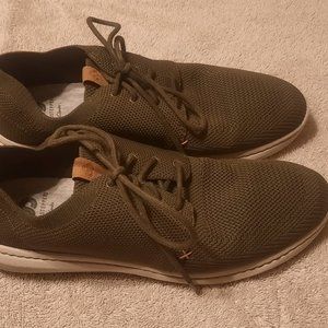 Clarks Cloudsteppers Mens Urban Mix Stretch Knit Sneakers Size 10.5 Green 23535
